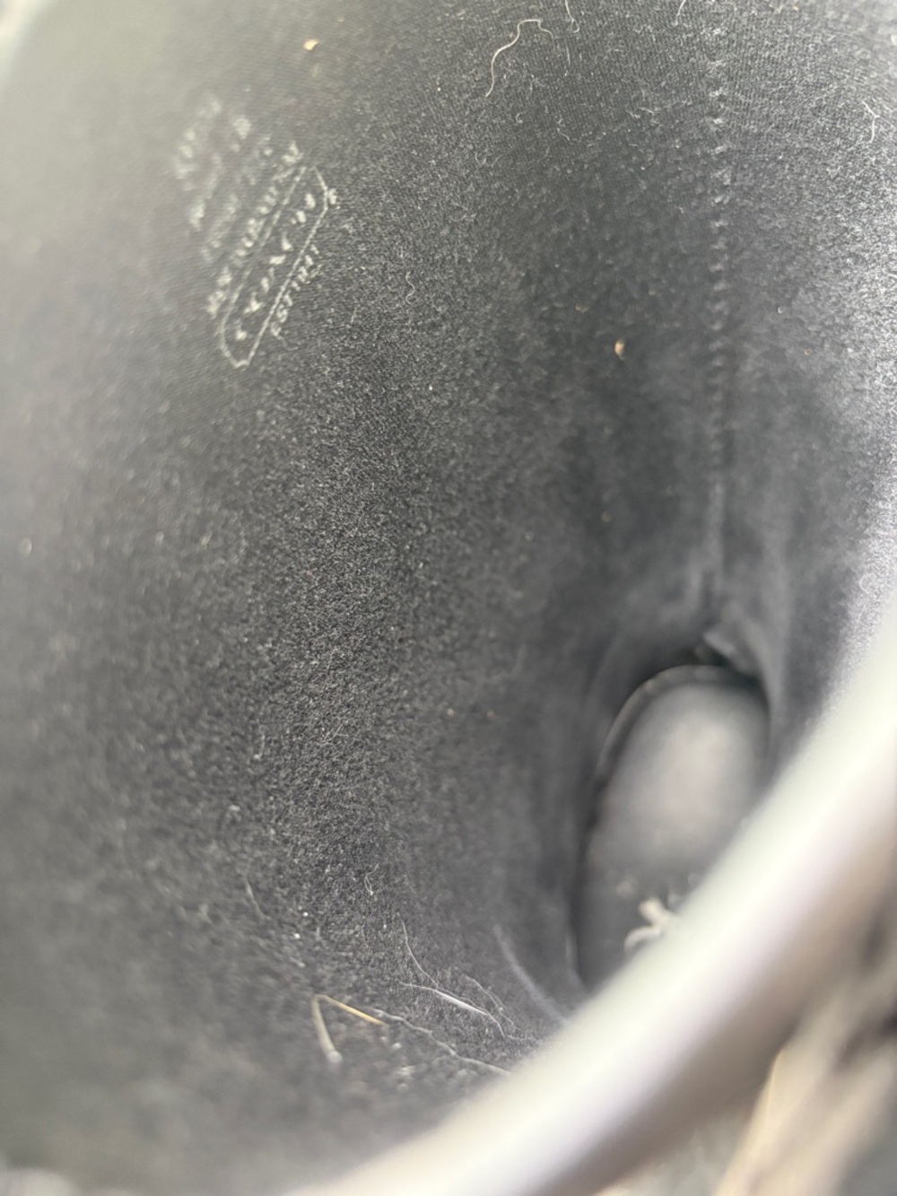 Coach Black Logo-Print Tall Rain Boots - Picture 10 of 13